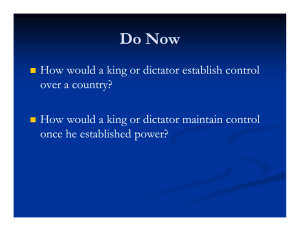 Absolute Monarchs Ppt