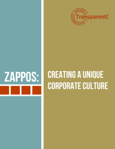 Zappos Case Study