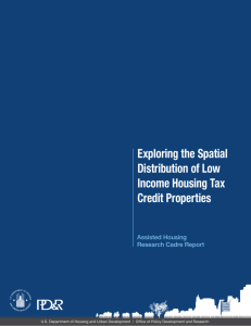 Exploring the Spatial Distribution of Low Income Housing Tax Credit