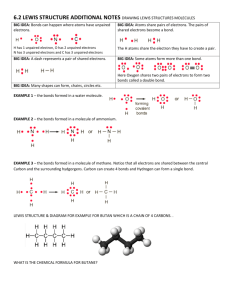 6.2 LEWIS STRUCTURE ADDITIONAL NOTES DRAWING LEWIS