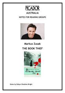 Markus Zusak THE BOOK THIEF