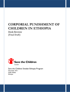 corporial punishment of children in ethiopia