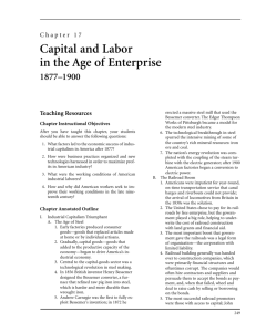 Capital and Labor in the Age of Enterprise
