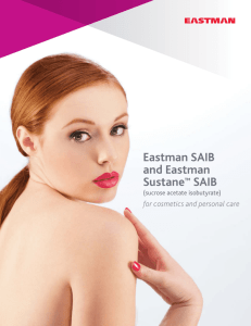 (Sucrose Acetate Isobutyrate) for Cosmetics and Personal Care
