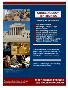 cross-agency tip training - Investigative Services International