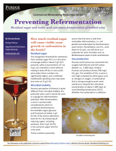 Preventing Refermentation - Purdue Extension