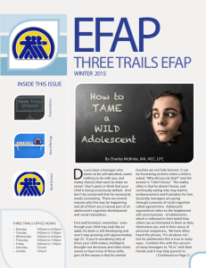 winter 2015 - Three Trails EFAP
