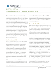 pfos, pfoa, and other fluorochemicals