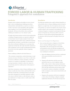 forced labor & human trafficking