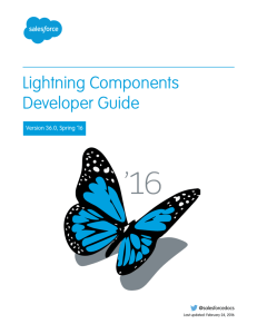 Lightning Components Developer Guide