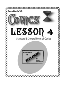 Conics Lesson 4 - Pure Math 30: Explained!