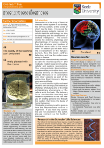 neuroscience - Keele University