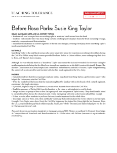 Before Rosa Parks: Susie King Taylor