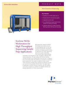 Sciclone NGSx Workstation for High Throughput