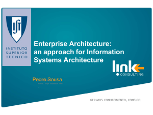 Enterprise Architecture: an approach for Information Systems