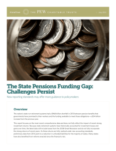 The State Pensions Funding Gap: Challenges Persist