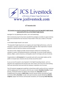 25th November 2015 JCS Livestock are proud to announce that last