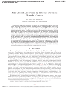 Aero-Optical Distortions by Subsonic Turbulent Boundary Layers