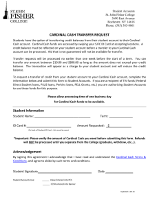 cardinal cash transfer request