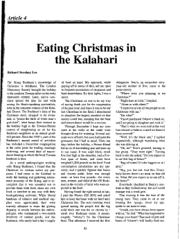 christmas in the kalahari christmas in the kalahari