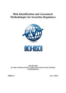 Risk Identification and Assessment Methodologies for Securities