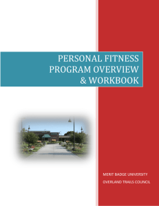 personal fitness program overview & workbook