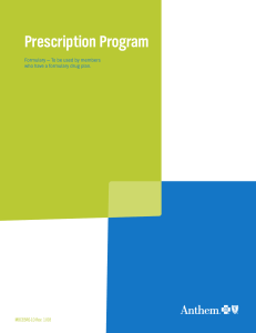 Prescription Program