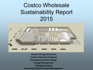 Costco Wholesale Sustainability Report 2015