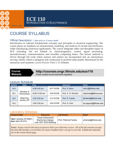 ECE 110 - Course Website Directory