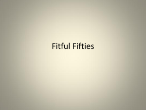 Fitful Fifties