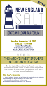 featuring - New England State and Local Tax Forum