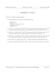 SSEA '06, Math 51 Track Homework 3