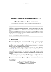 Modelling biological compartments in Bio-PEPA