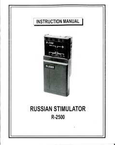 Russian Muscle Stimulator