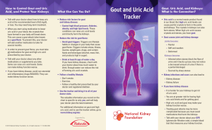 Gout and Uric Acid Tracker - National Kidney Foundation