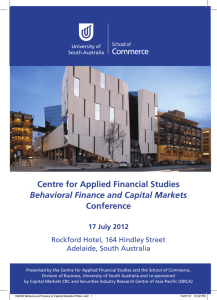 Conference Program - University of South Australia