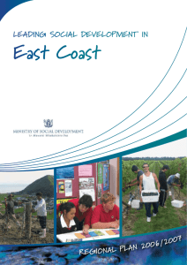 East Coast - Ministry of Social Development