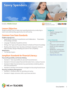 6-8 Lesson Plans: Pathway to Financial Success