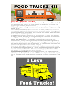 HOW TO RUN A SUCCESSFUL FOOD TRUCK