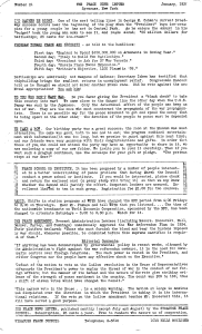 Number 21 THE PEACE NEWS LETTER January, 1938 Syracuse