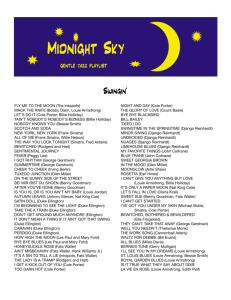 Midnight Sky, gentle jazz playlist