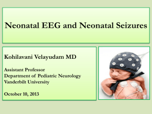 Neonatal EEG - Vanderbilt University Medical Center