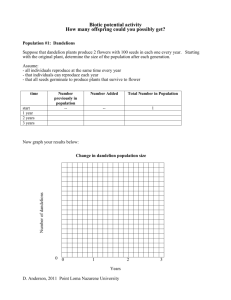 Biotic Potential Graphing Activity