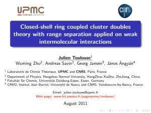 Closed-shell ring coupled cluster doubles theory with range