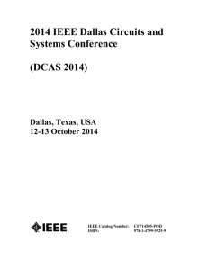 2014 IEEE Dallas Circuits and Systems