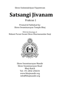 Satsangi Jivan - English - Shree Swaminarayan Temple Cardiff