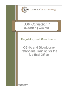 OSHA and Bloodborne Pathogens Training for the