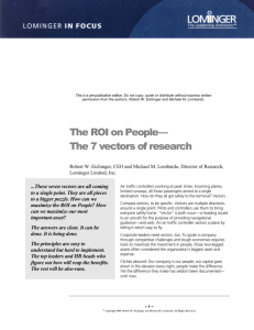 The ROI on People