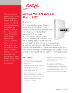 Avaya WLAN Access Point 9112