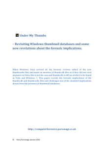 Under My Thumbs – Revisiting Windows thumbnail databases and
